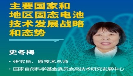 【會議報告】主要國家和地區固態電池技術發展戰略和態勢