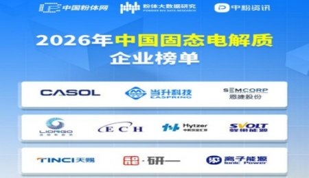2026年中國固態(tài)電解質(zhì)企業(yè)榜單